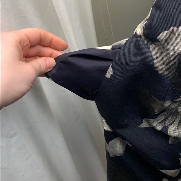 Eliza J dress in fall/winter colors modern floral - Picture 6 of 8